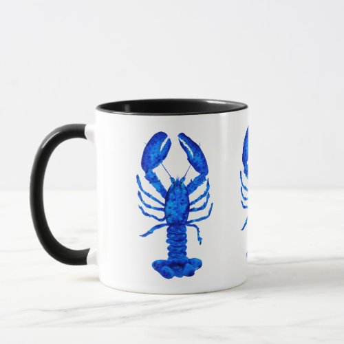 Blue Lobster Mug