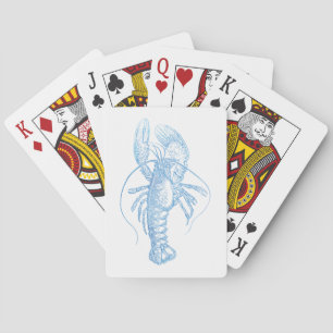 Blue Lobster Poker Cards