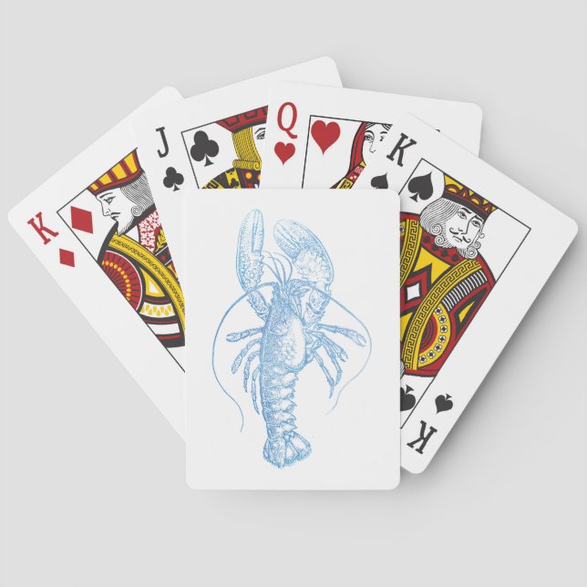 Blue Lobster Poker Cards (Back)