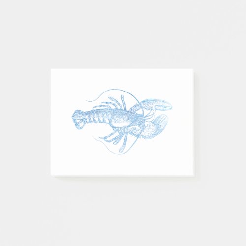 Blue Lobster Post_it Notes