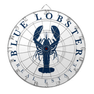 Blue Lobster Real Estate Dartboard