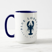 Blue Lobster Real Estate Maine 15oz Large Mug