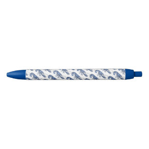 Blue Lobster Retro Vintage Image Pen