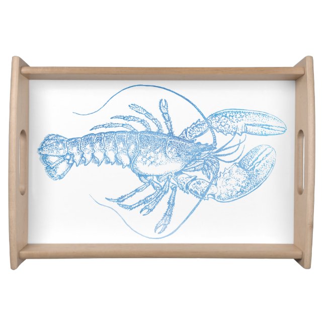 Blue Lobster Serving Tray (Front)