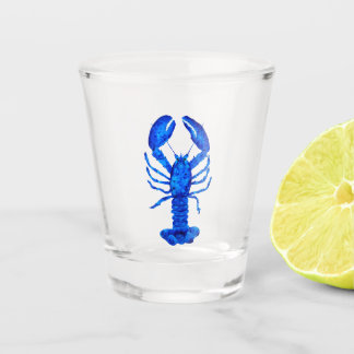 Blue Lobster Shot Glass