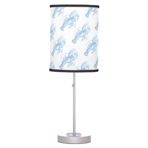 Blue Lobster Table Lamp