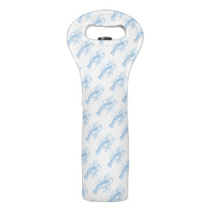 Blue Lobster Wine Bag