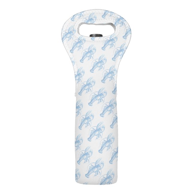 Blue Lobster Wine Bag (Front)