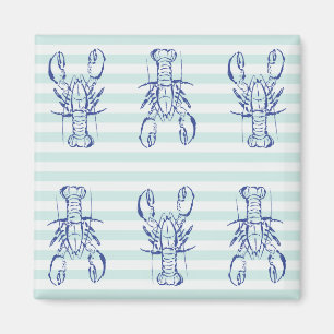 Blue Lobsters Magnet