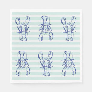 Blue Lobsters Napkins