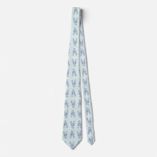 Blue Lobsters Neck Tie