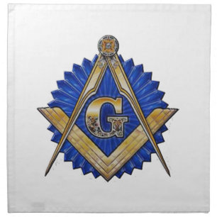 Blue Lodge Mason Cloth Napkin