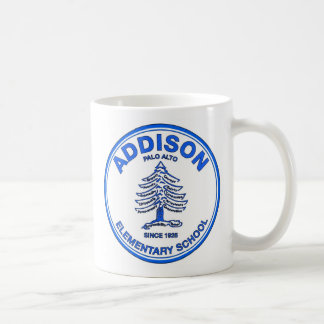 Blue logo coffee mug