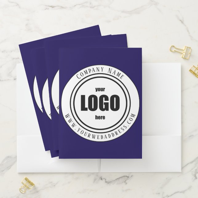 Blue Logo  Pocket Folder (In Situ)