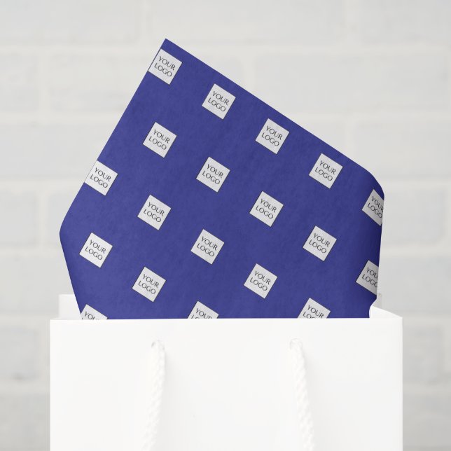 Blue Logo Promotional Business Packaging Tissue Paper (Gift Bag)