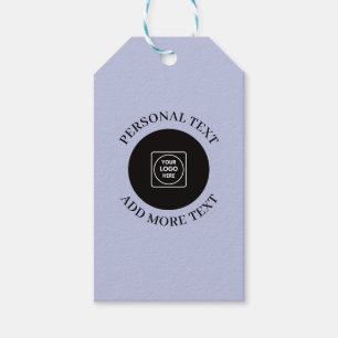Blue Logo Text Business Product Label price tags
