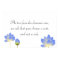 Blue lotus blossoms gray wedding seating sign