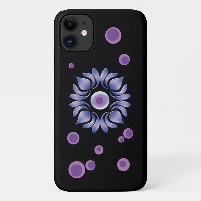 Blue lotus Case-Mate iPhone case (Back)