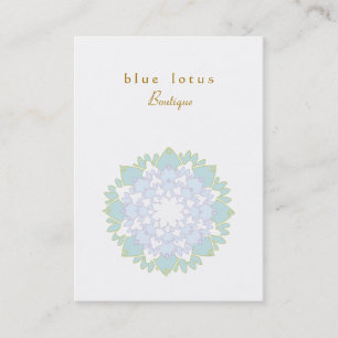 Blue Lotus Chubby Business Card