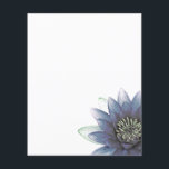 Blue Lotus Custom Flyer<br><div class="desc">Customize it according to your business types, click on "Customize it" button to personalize this flyer. Grown in muddy swamps and risen above the surface to bloom with remarkable beauty, the exquisite flower is huge in size, bright in color, fragrant in scent, and extremely adaptive. At night the flower closes...</div>