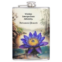 Blue Lotus Emerging from Muddy Waters (Vietnamese)
