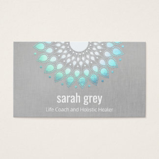 Blue Lotus Floral Holistic Health Appointment Business Card