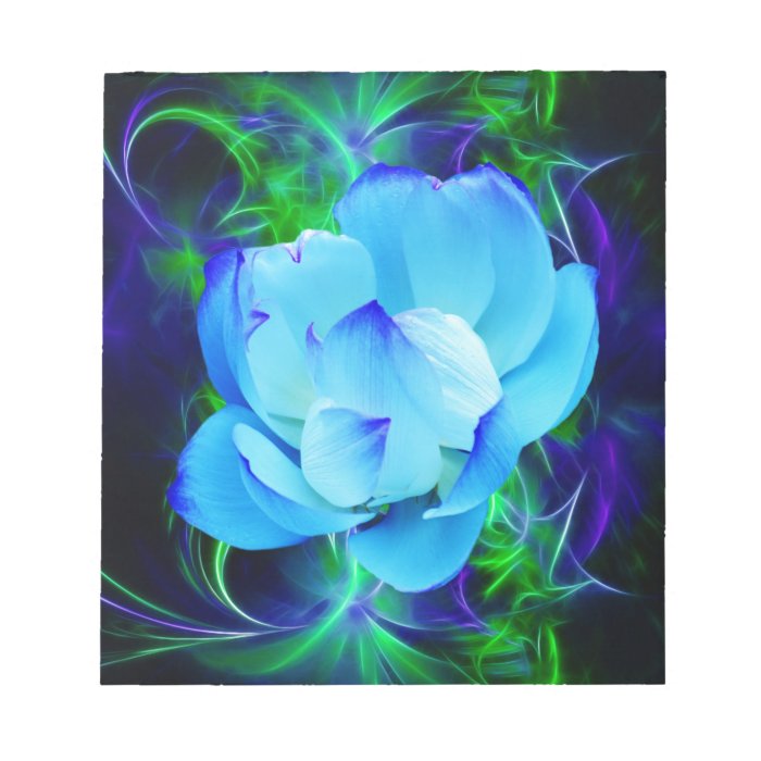 Blue lotus flower and its meaning notepads