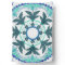 Blue lotus flower yoga mandala