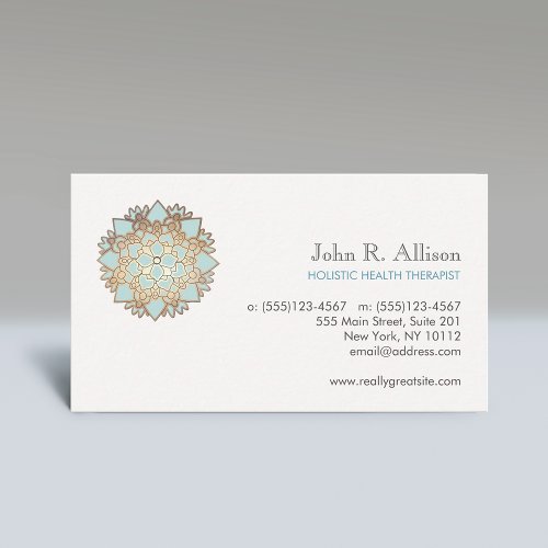 Blue Lotus Holistic Healing Arts Business Card