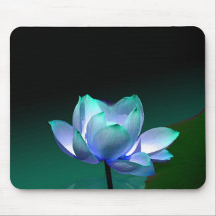 Blue Lotus in full bloom, mousepad