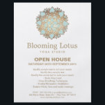 Blue Lotus Mandala Flyer<br><div class="desc">For matching marketing material please contact me at maurareed.designs@gmail.com</div>