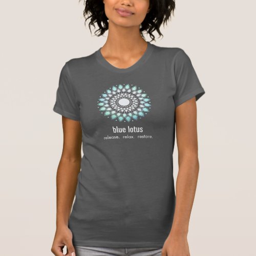Blue Lotus Yoga and Holistic health Healer T_Shirt