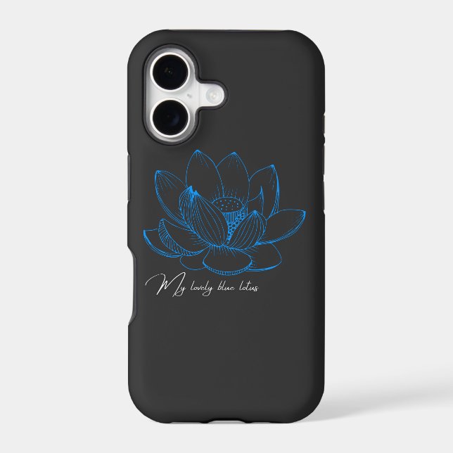 Blue Louts iPhone / iPad case (Back)
