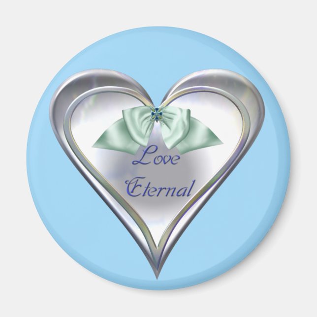 Blue Love Eternal Magnet (Front)