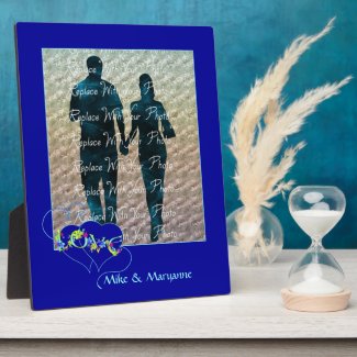 Blue Love Hearts Custom