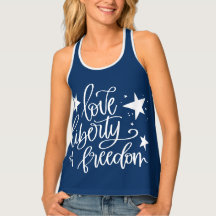 Blue Love Liberty Freedom 4th July Patriotic