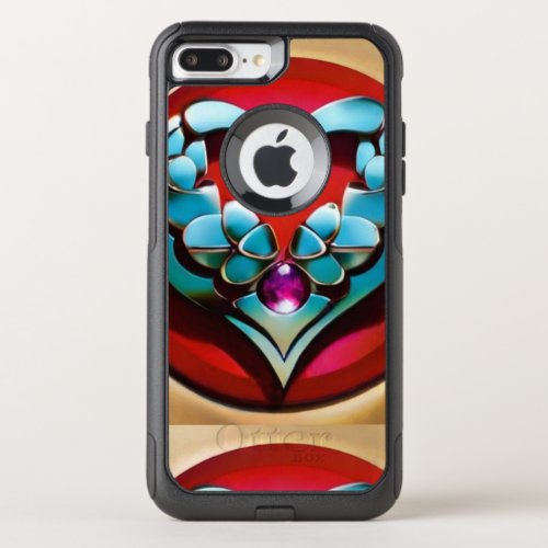 Blue Love Symbol iPhone 8 Plus7 Plus Case
