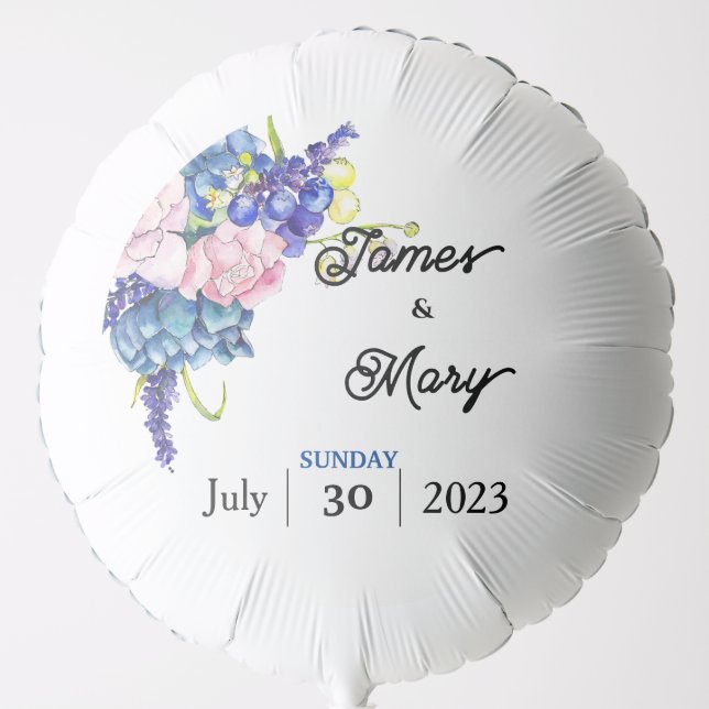 Blue lover  balloon (Front)