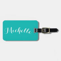Blue Luggage Name Tag