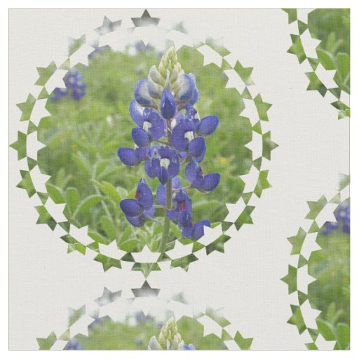 Blue Lupine Fabric