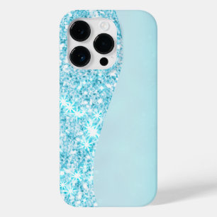 Blue Luxury Modern gradient galaxy glitter star Case-Mate iPhone 14 Pro Case
