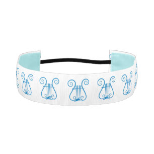 Blue Lyre Athletic Headband