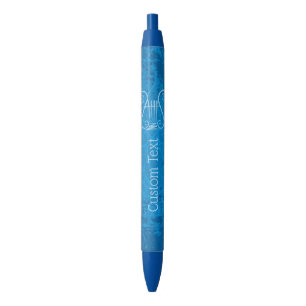 Blue Lyre Background Pen