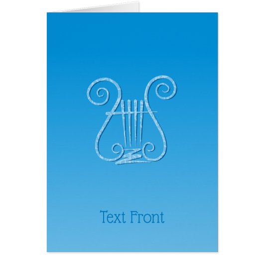 Blue Lyre Cards (Front)