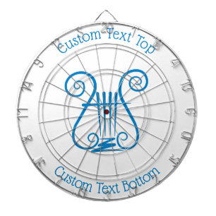 Blue Lyre Dart Board