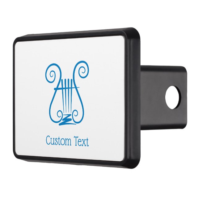 Blue Lyre Hitch Cover (Left)