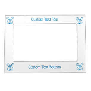 Blue Lyre Magnetic Frame