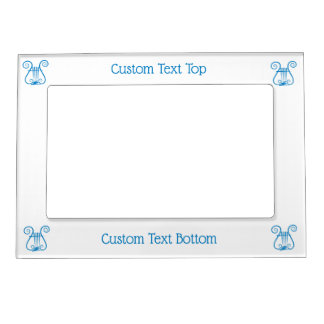 Blue Lyre Magnetic Frame