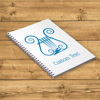 Blue Lyre Notebook