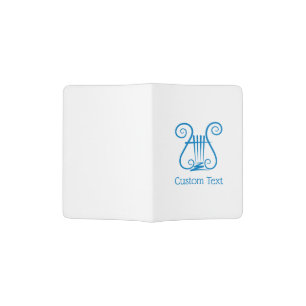 Blue Lyre Passport Holder